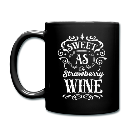 Sweet As Strawberry Wine - White - Full Color Mug - black