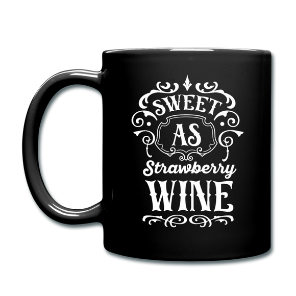 Sweet As Strawberry Wine - White - Full Color Mug - black
