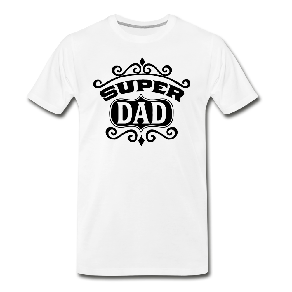 Super Dad - Black - Men's Premium T-Shirt - white