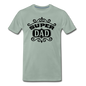 Super Dad - Black - Men's Premium T-Shirt - steel green