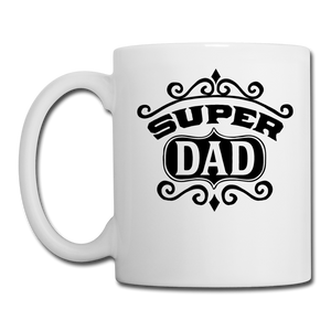 Super Dad - Black - Coffee/Tea Mug - white