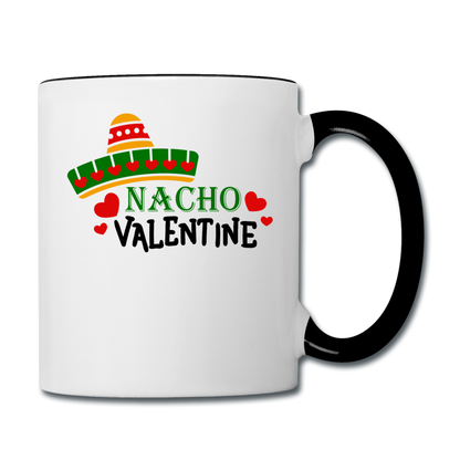 Nacho Valentine - Contrast Coffee Mug - white/black