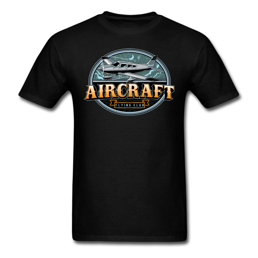 Aircraft Flying Club - Unisex Classic T-Shirt - black