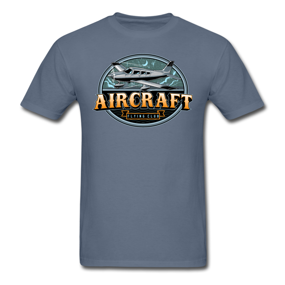 Aircraft Flying Club - Unisex Classic T-Shirt - denim