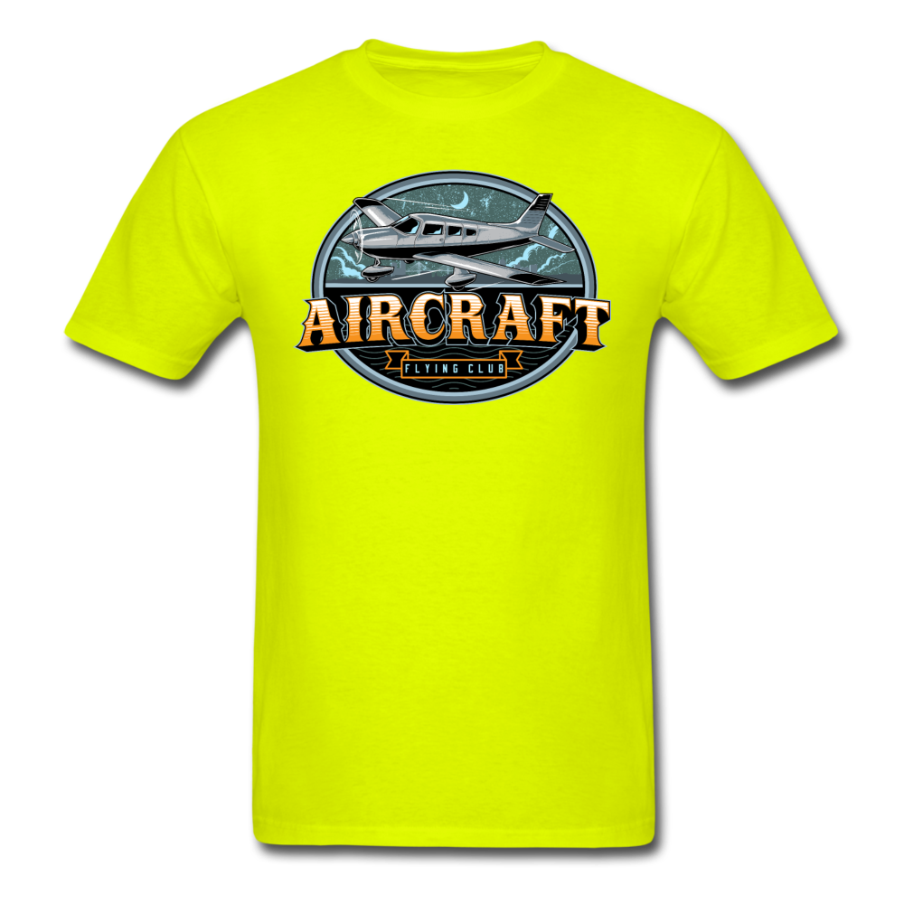 Aircraft Flying Club - Unisex Classic T-Shirt - safety green