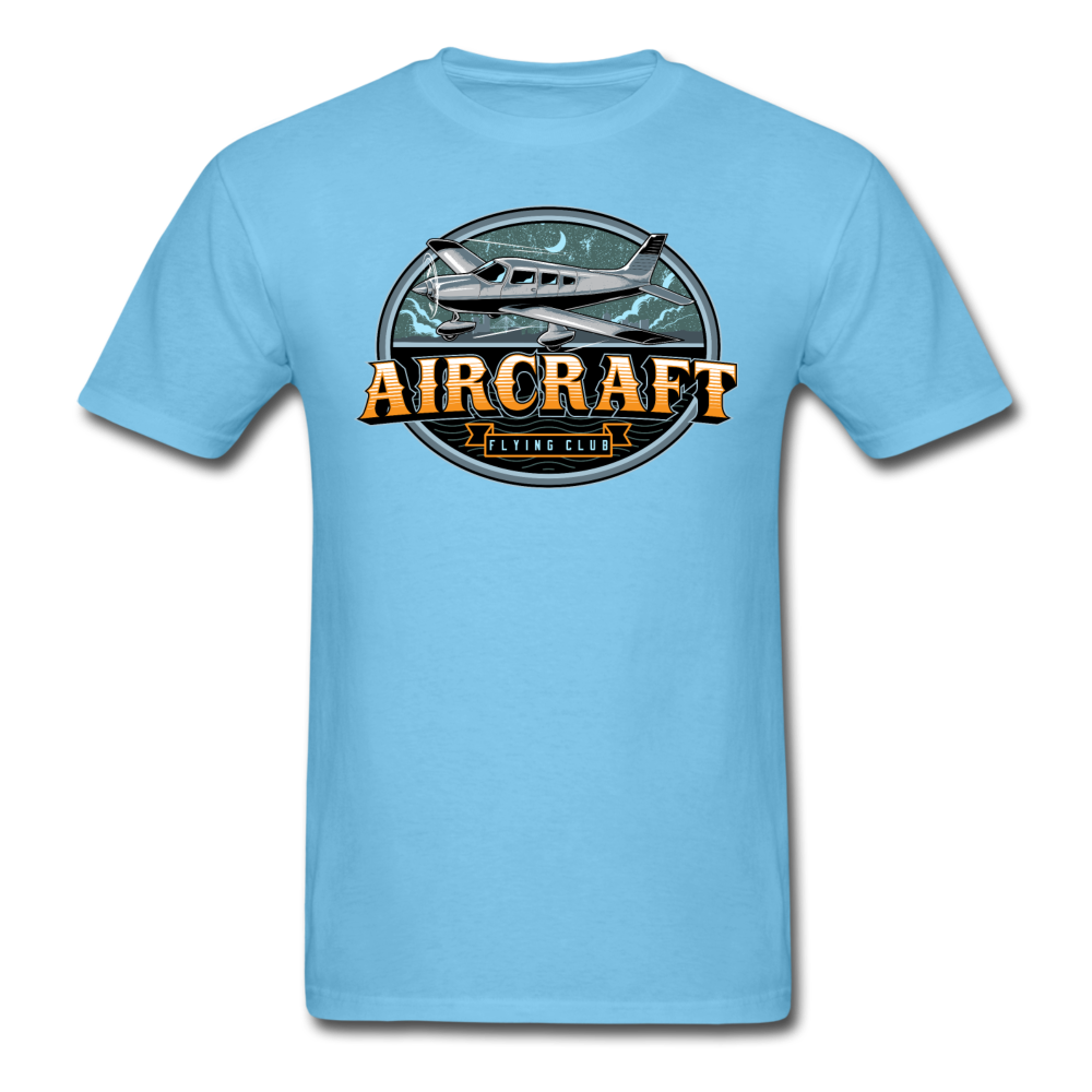 Aircraft Flying Club - Unisex Classic T-Shirt - aquatic blue