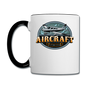 Aircraft Flying Club - Contrast Coffee Mug - white/black