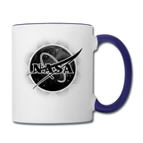 NASA - Black - Contrast Coffee Mug - white/cobalt blue