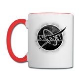 NASA - Black - Contrast Coffee Mug - white/red