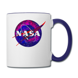 NASA - Nebula - Contrast Coffee Mug - white/cobalt blue