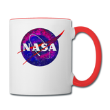 NASA - Nebula - Contrast Coffee Mug - white/red
