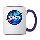 NASA - Colorful - Contrast Coffee Mug - white/cobalt blue