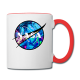 NASA - Colorful - Contrast Coffee Mug - white/red
