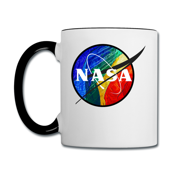 NASA - Rainbow - Contrast Coffee Mug - white/black