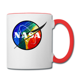 NASA - Rainbow - Contrast Coffee Mug - white/red