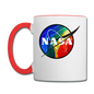 NASA - Rainbow - Contrast Coffee Mug - white/red