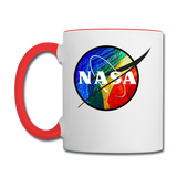 NASA - Rainbow - Contrast Coffee Mug - white/red