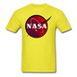 NASA - Red - Unisex Classic T-Shirt - yellow