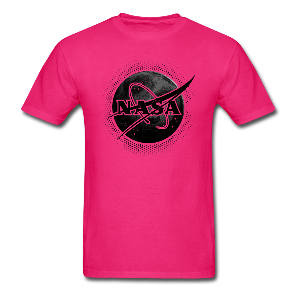 NASA - Black - Unisex Classic T-Shirt - fuchsia