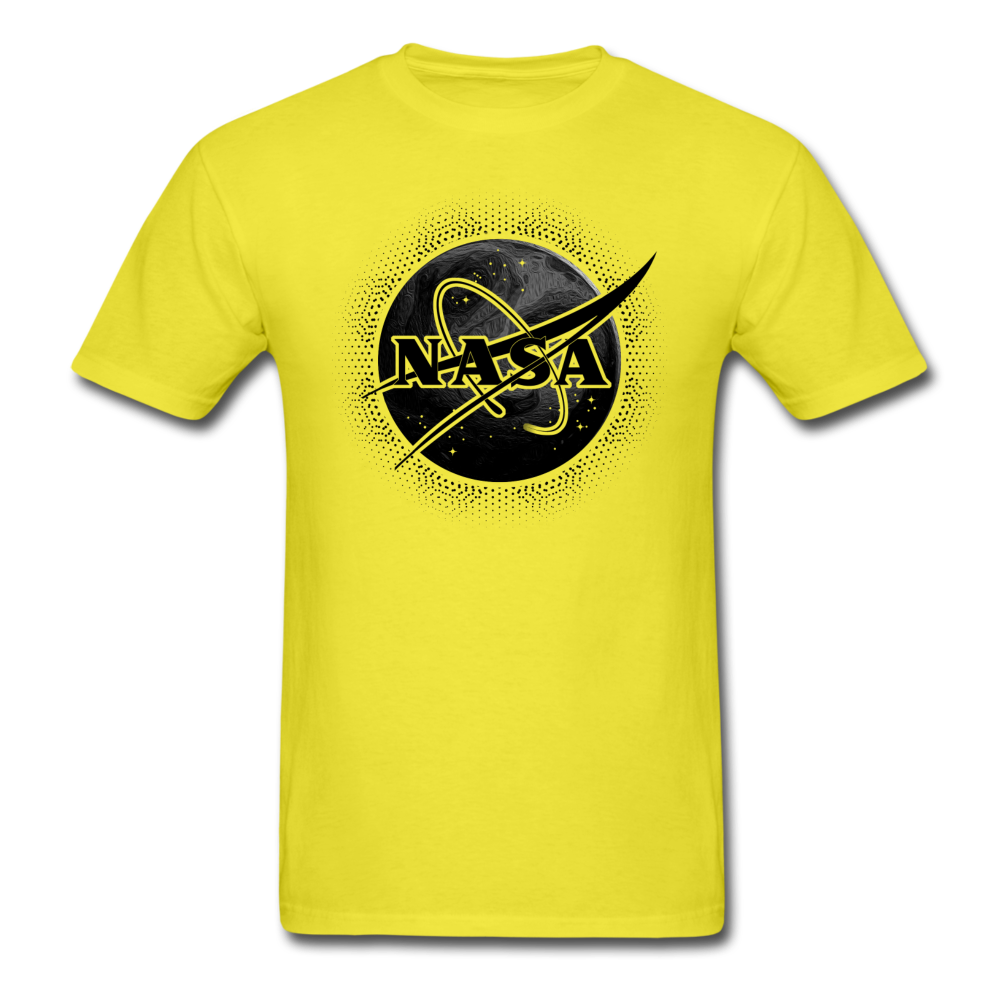 NASA - Black - Unisex Classic T-Shirt - yellow