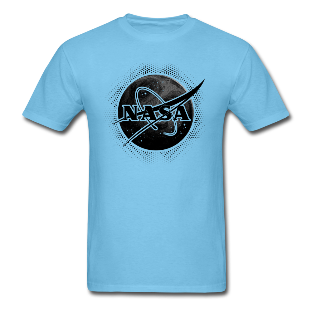 NASA - Black - Unisex Classic T-Shirt - aquatic blue