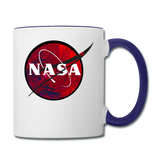 NASA - Red - Contrast Coffee Mug - white/cobalt blue