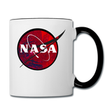 NASA - Red - Contrast Coffee Mug - white/black