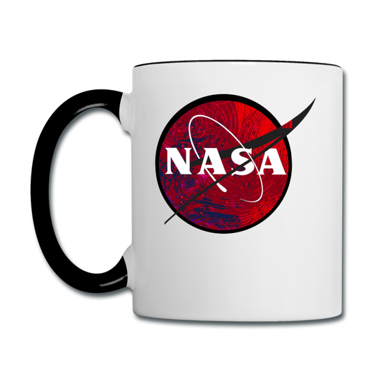 NASA - Red - Contrast Coffee Mug - white/black