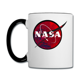 NASA - Red - Contrast Coffee Mug - white/black