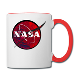 NASA - Red - Contrast Coffee Mug - white/red