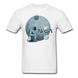 NASA - Astronaut And Planets - Unisex Classic T-Shirt - white