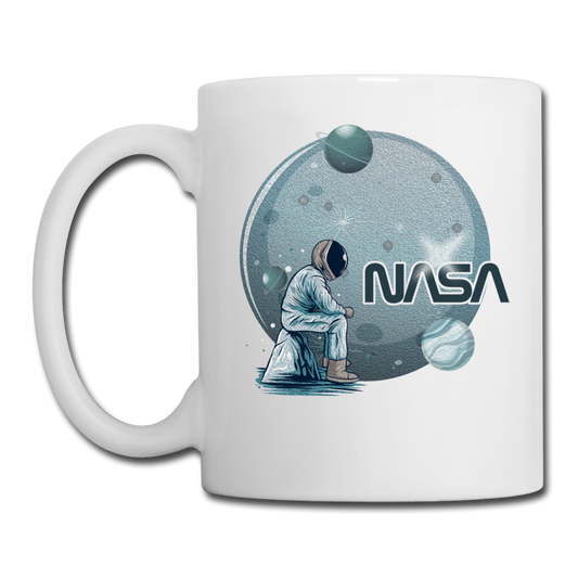 NASA - Astronaut And Planets - Coffee/Tea Mug - white