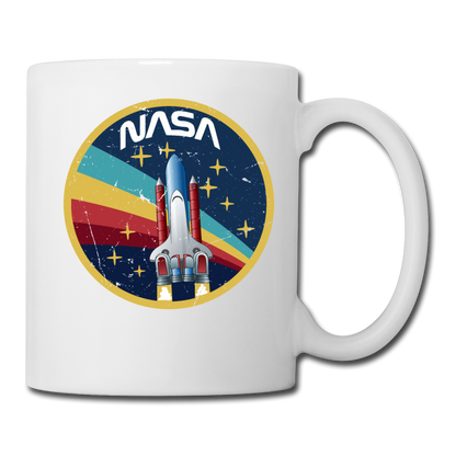 NASA - Shuttle - Grunge - Coffee/Tea Mug - white