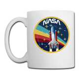 NASA - Shuttle - Grunge - Coffee/Tea Mug - white