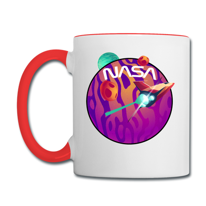 NASA - Spacecraft - Contrast Coffee Mug - white/red