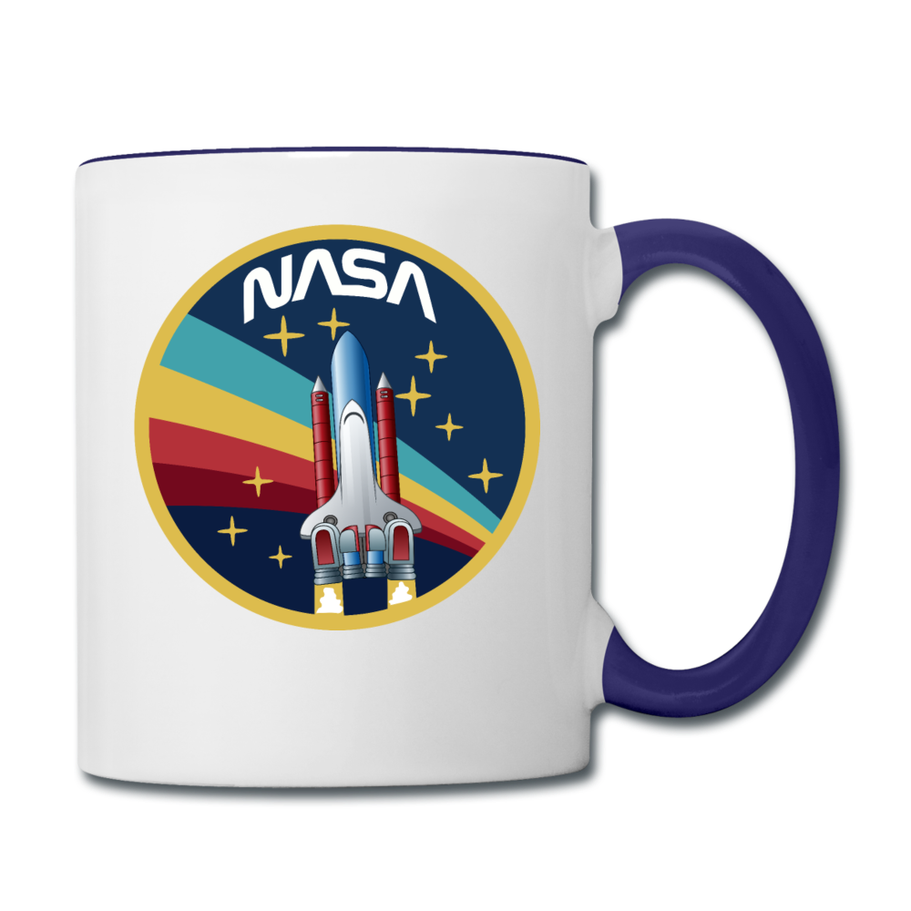 NASA - Shuttle - Contrast Coffee Mug - white/cobalt blue