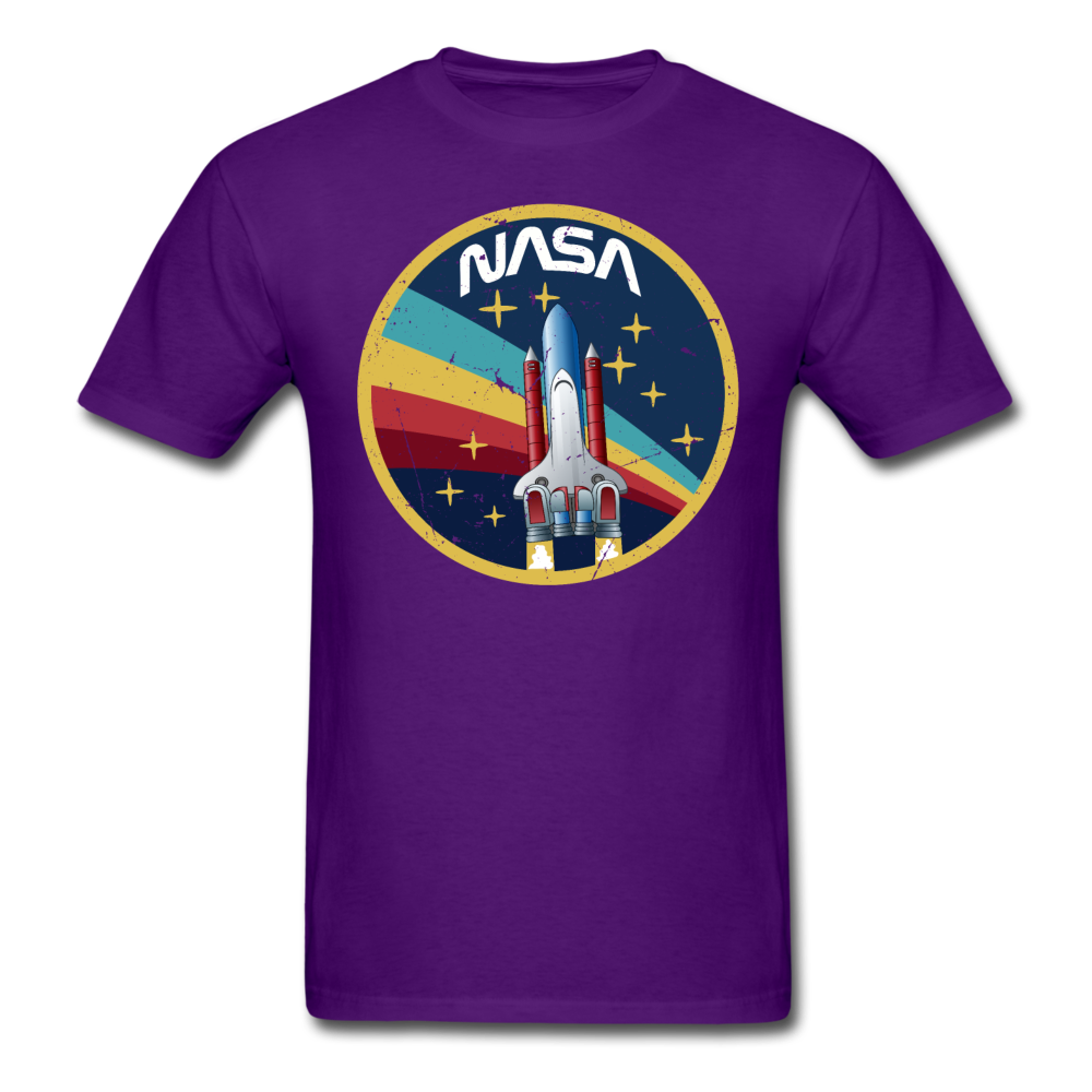 NASA - Shuttle - Grunge - Unisex Classic T-Shirt - purple