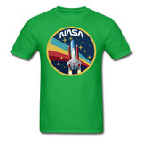 NASA - Shuttle - Grunge - Unisex Classic T-Shirt - bright green