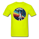 NASA - Shuttle - Grunge - Unisex Classic T-Shirt - safety green