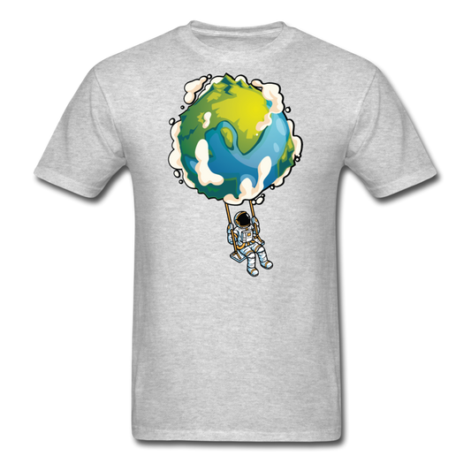 Astronaut - Earth Swing - Unisex Classic T-Shirt - heather gray