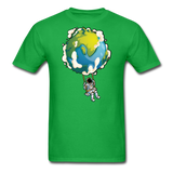 Astronaut - Earth Swing - Unisex Classic T-Shirt - bright green