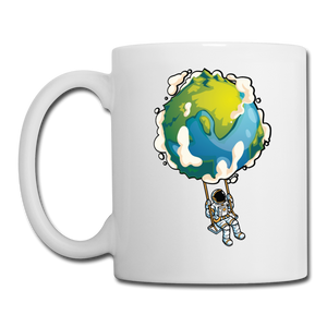 Astronaut - Earth Swing - Coffee/Tea Mug - white