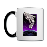 Astronaut - Floating - Contrast Coffee Mug - white/black