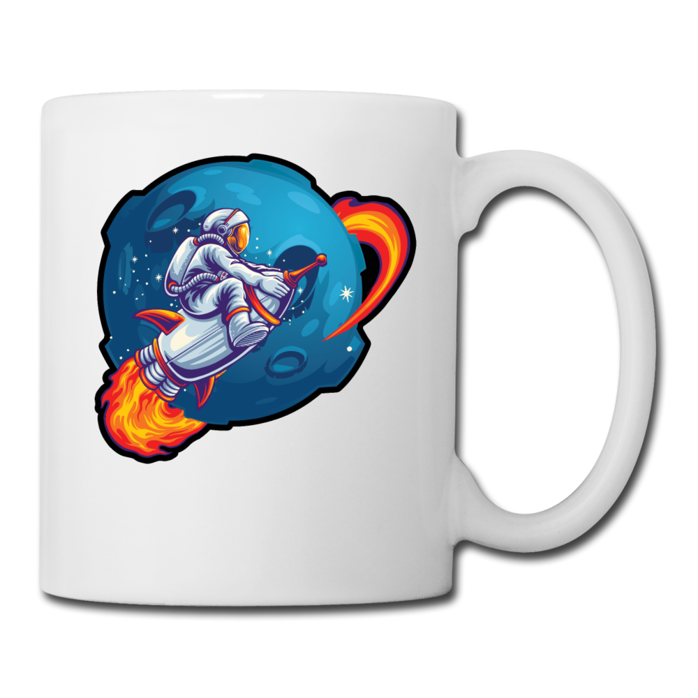 Astronaut - Rocket Ride - Coffee/Tea Mug - white