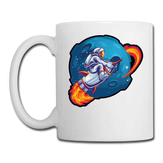 Astronaut - Rocket Ride - Coffee/Tea Mug - white