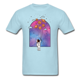 Astronaut - Planet Balloons - Unisex Classic T-Shirt - powder blue
