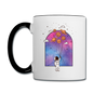 Astronaut - Planet Balloons - Contrast Coffee Mug - white/black