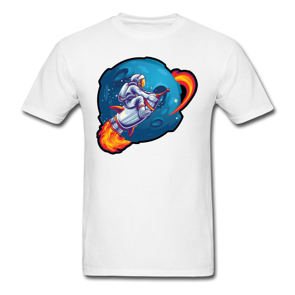 Astronaut - Rocket Ride - Unisex Classic T-Shirt - white