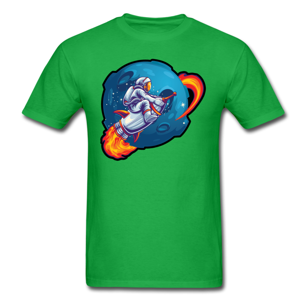 Astronaut - Rocket Ride - Unisex Classic T-Shirt - bright green