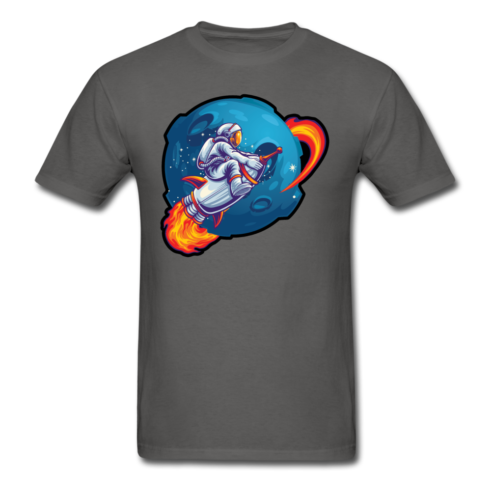 Astronaut - Rocket Ride - Unisex Classic T-Shirt - charcoal